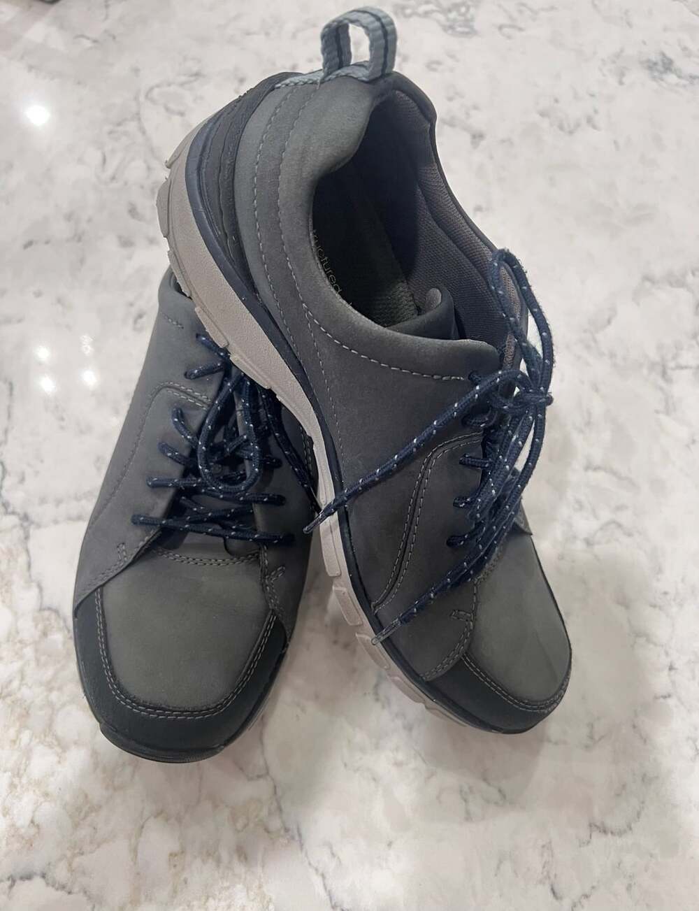 Clarks Unstructured WaveWalk Waterproof Leather Hiking Walking Shoes Size 8.5 W - Picture 4 of 9